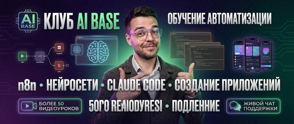 Telegram Баннер AI BASE