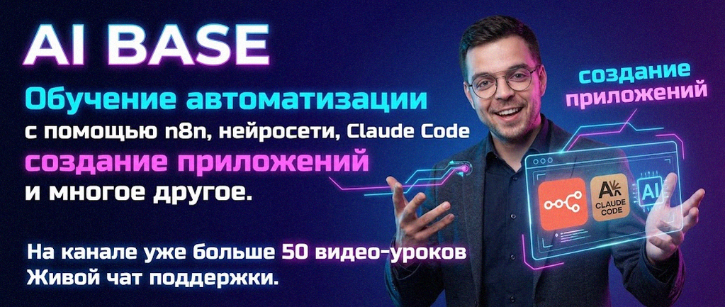 Баннер обучения автоматизации