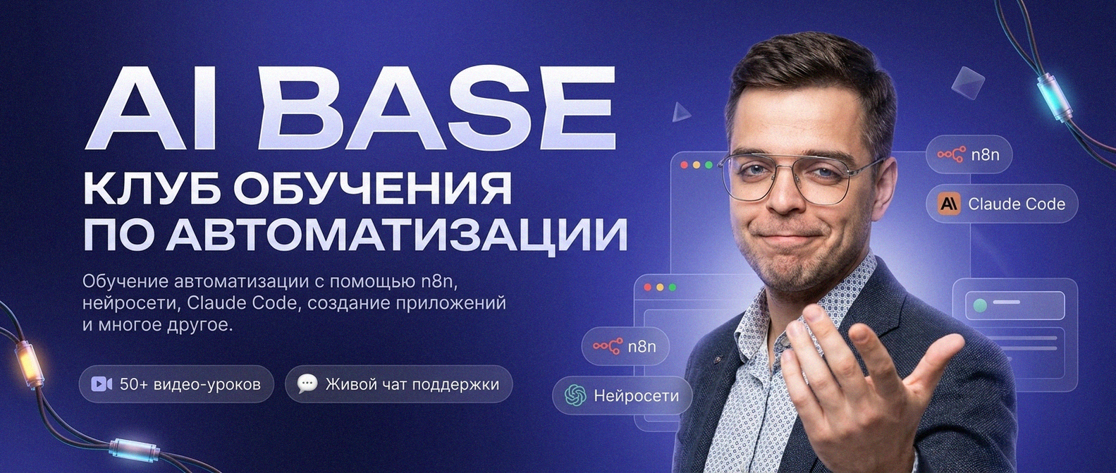 Баннер обучения автоматизации